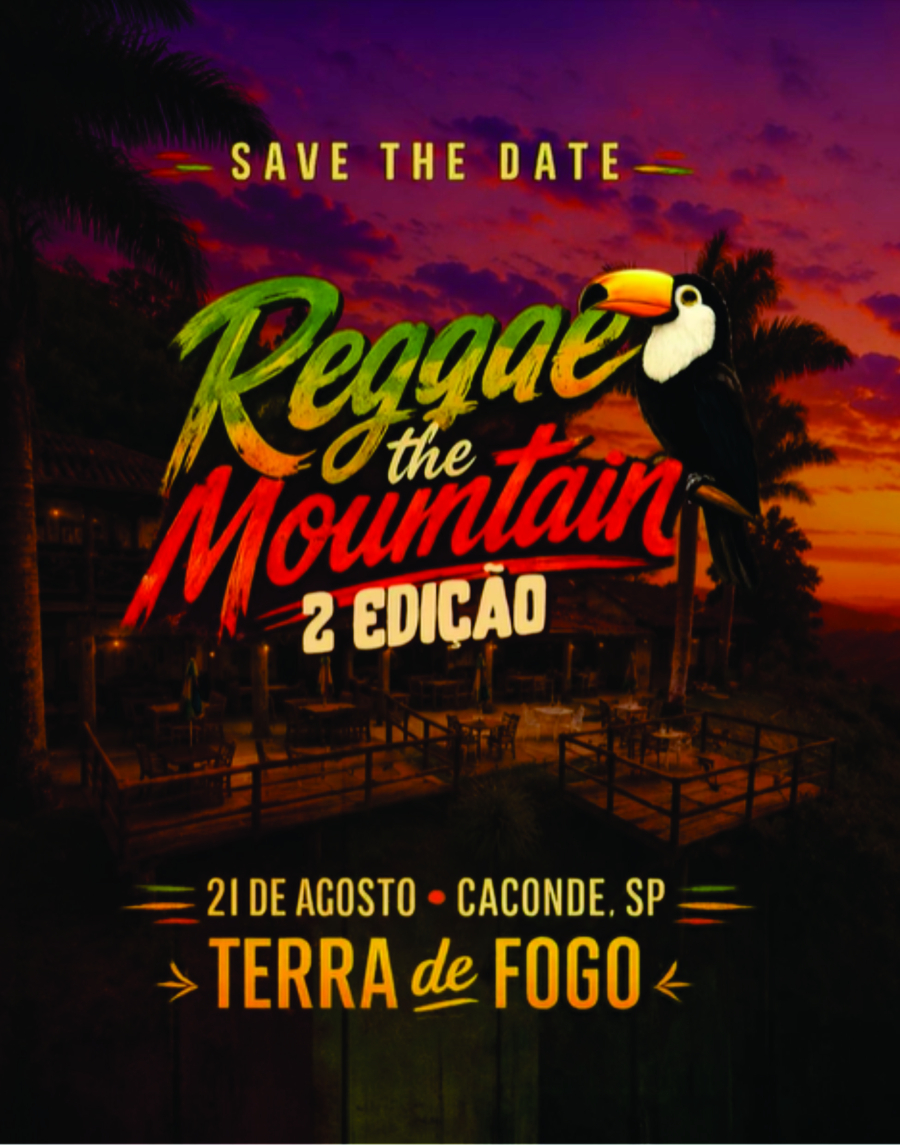 Reggae The Mountain confirma 2ª edição e promete reunir música, natureza e gastronomia em Caconde